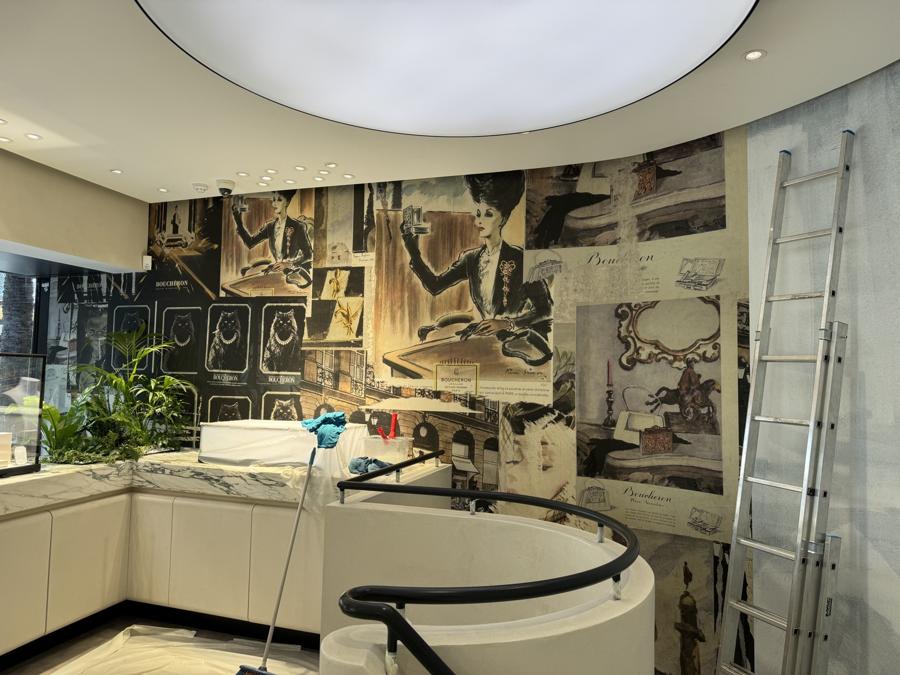 Boutique Boucheron — vue d'ensemble du magasin