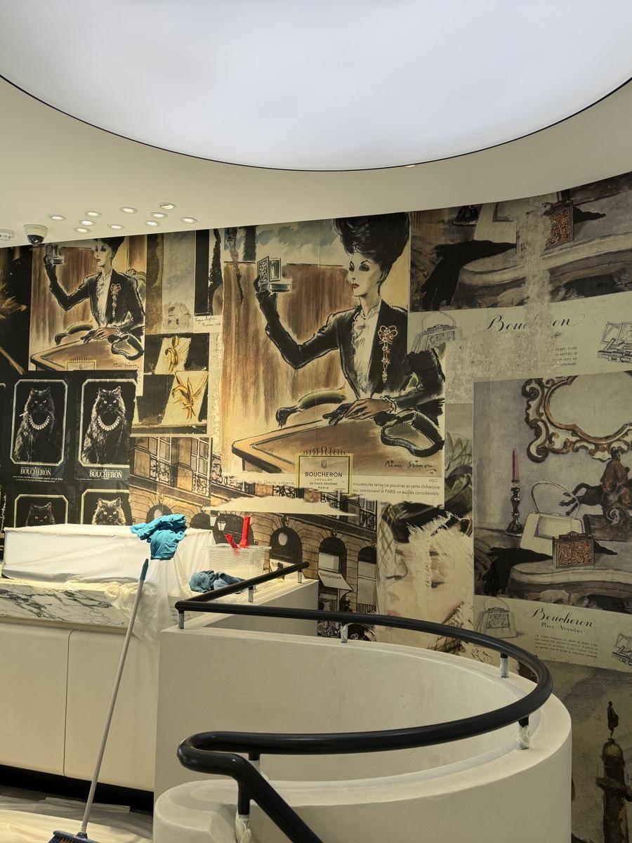 Boutique Boucheron — vue d'ensemble du magasin